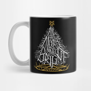 Metal Christmas - All is Merry and Bright Mug